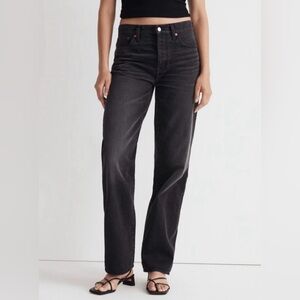 Madewell Low-Slung Straight Jeans